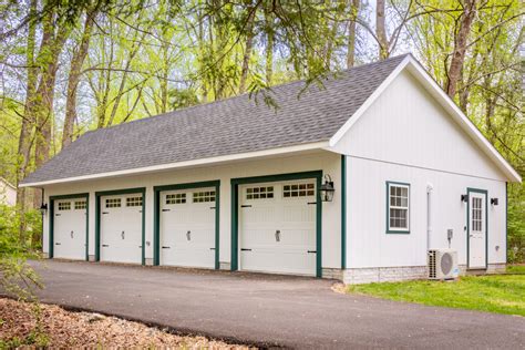 property for sale with large garage.
